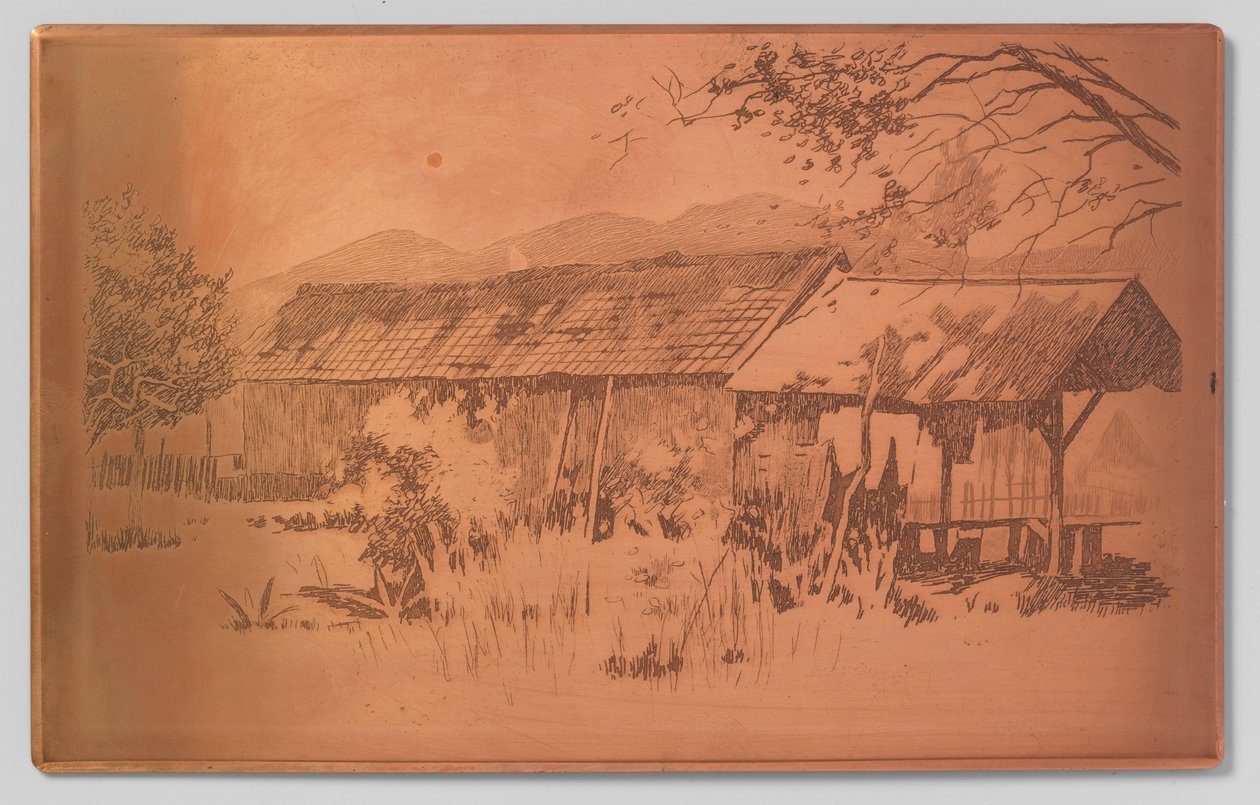 Lang bijgebouw, Gambar door Willem Arnoldus Witsen
