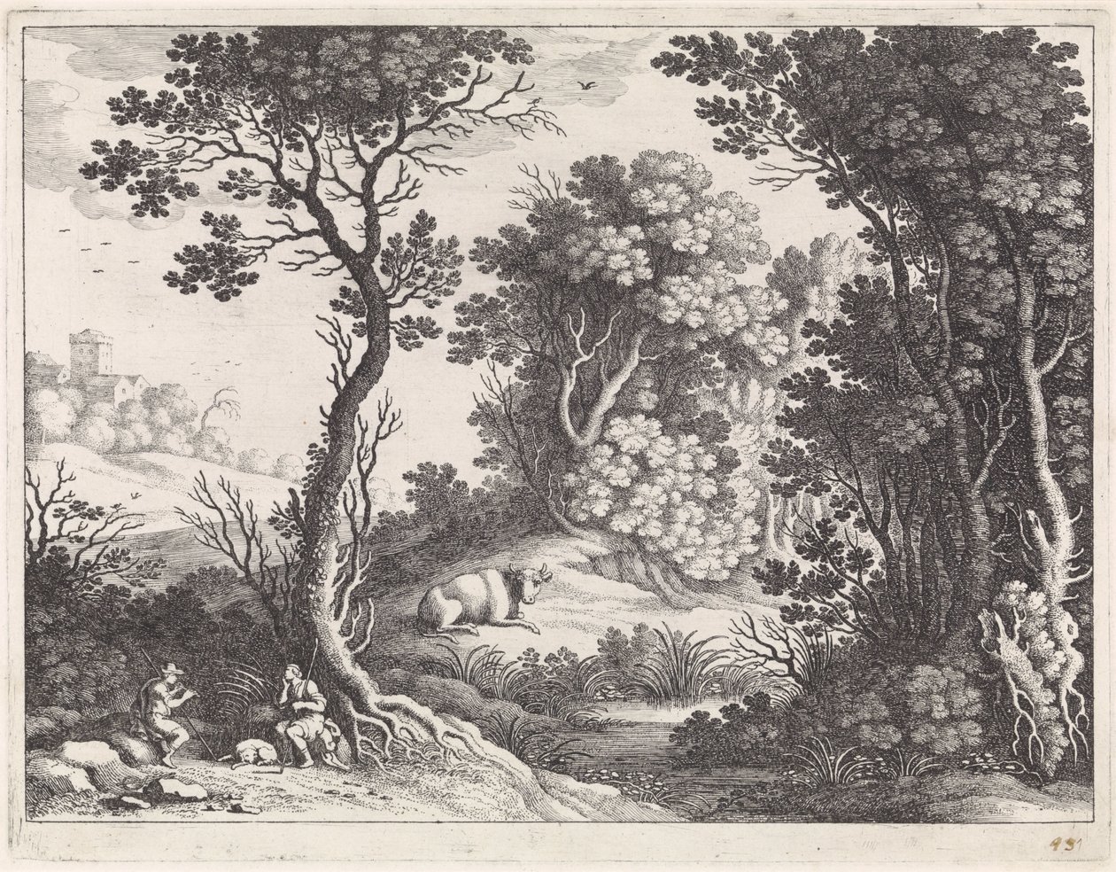 Mercurius, Argus en Io door Willem van Nieulandt (II)