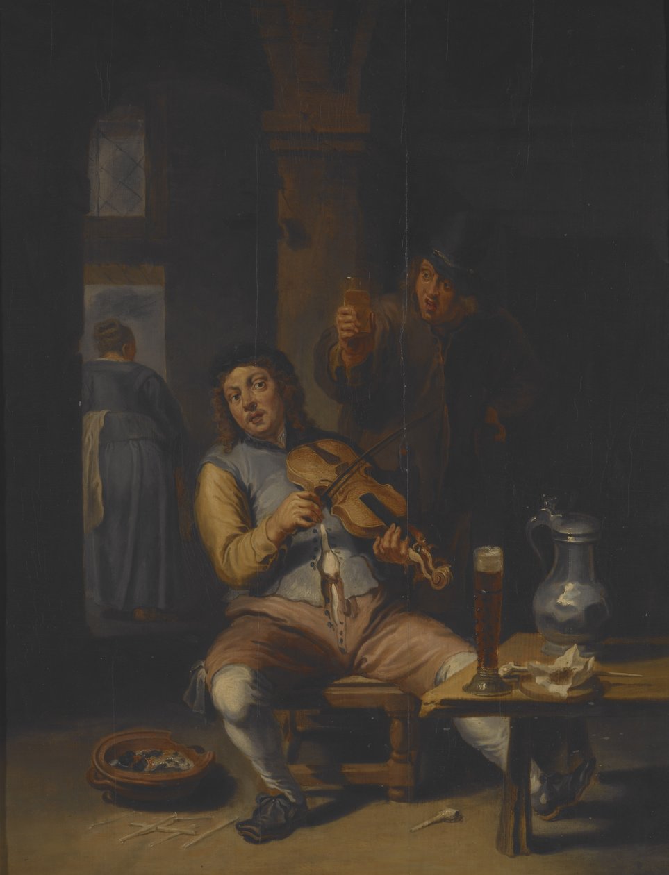 De feestvierders door Willem van the Elder Herp