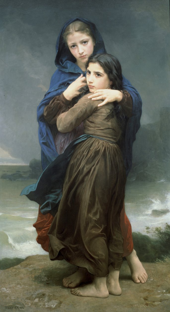 De Storm door William Adolphe Bouguereau