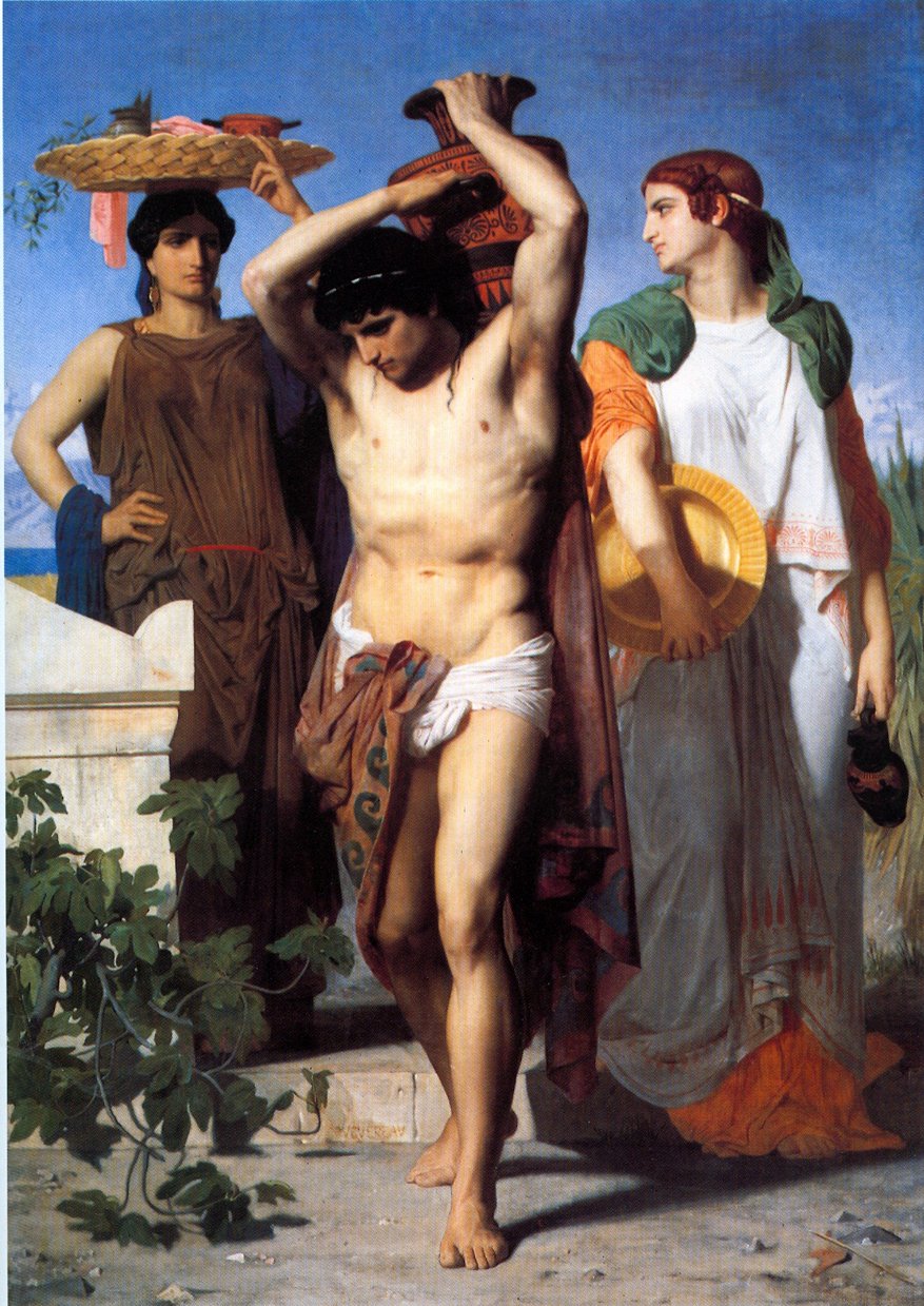 Kanephoren door William Adolphe Bouguereau