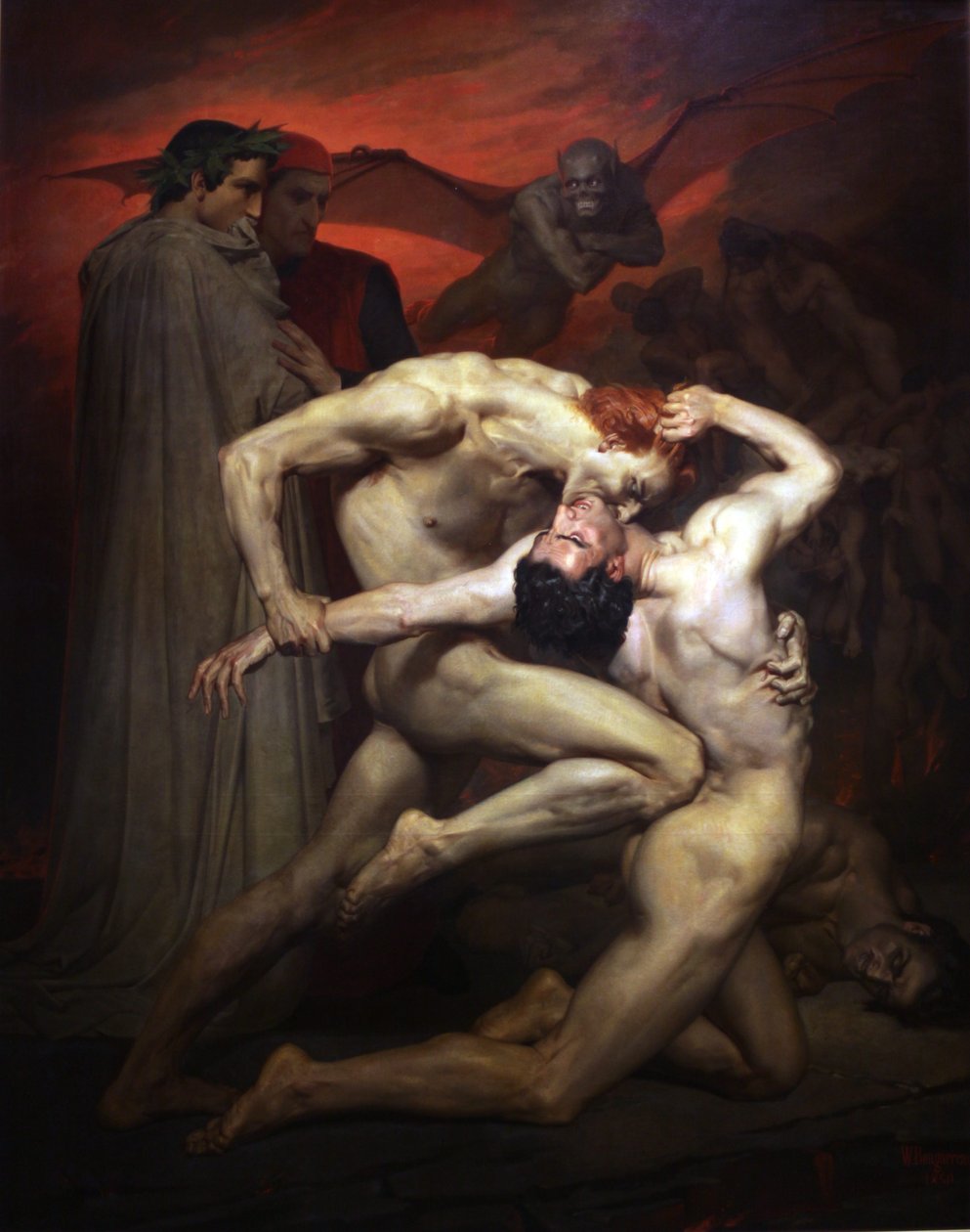 Dante en Vergilius door William Adolphe Bouguereau