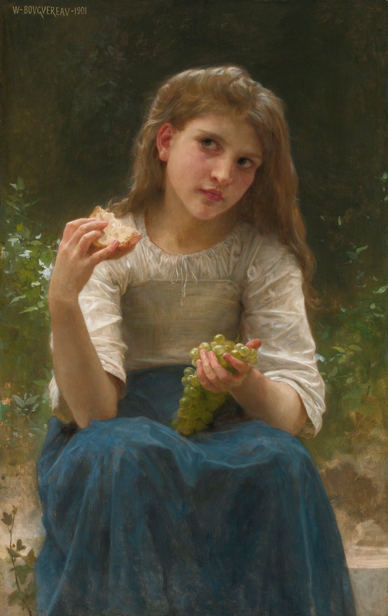 Het Smakelijke (1901) door William Adolphe Bouguereau
