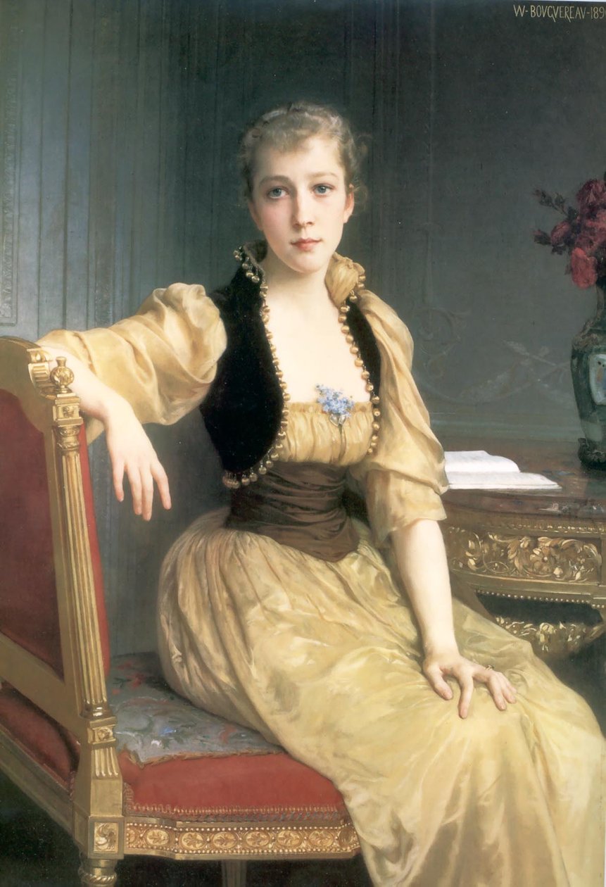Lady Maxwell door William Adolphe Bouguereau