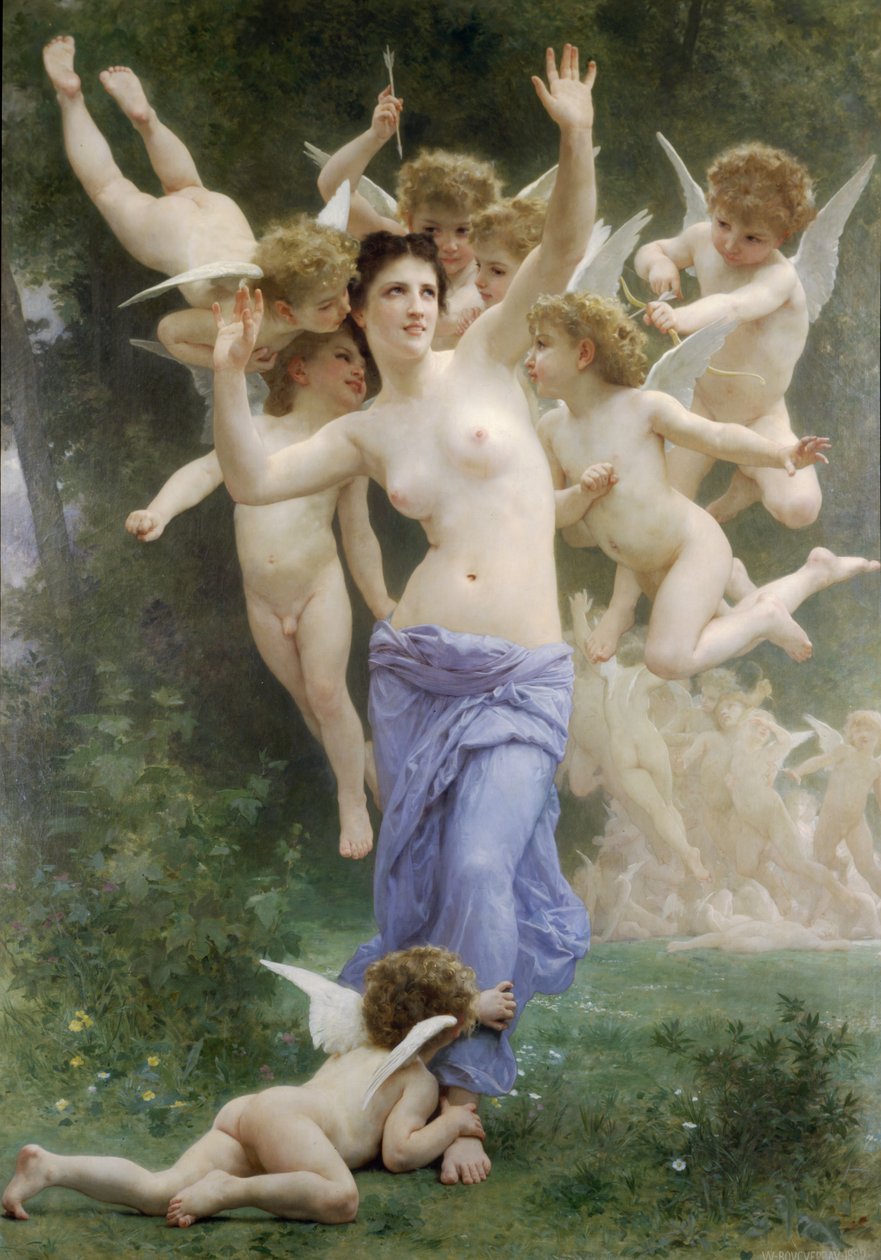 Het Wespennest door William Adolphe Bouguereau