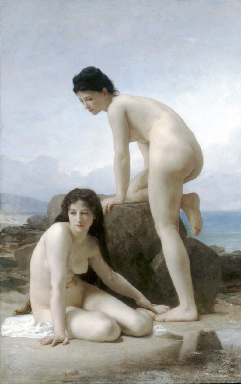 De twee baders door William Adolphe Bouguereau