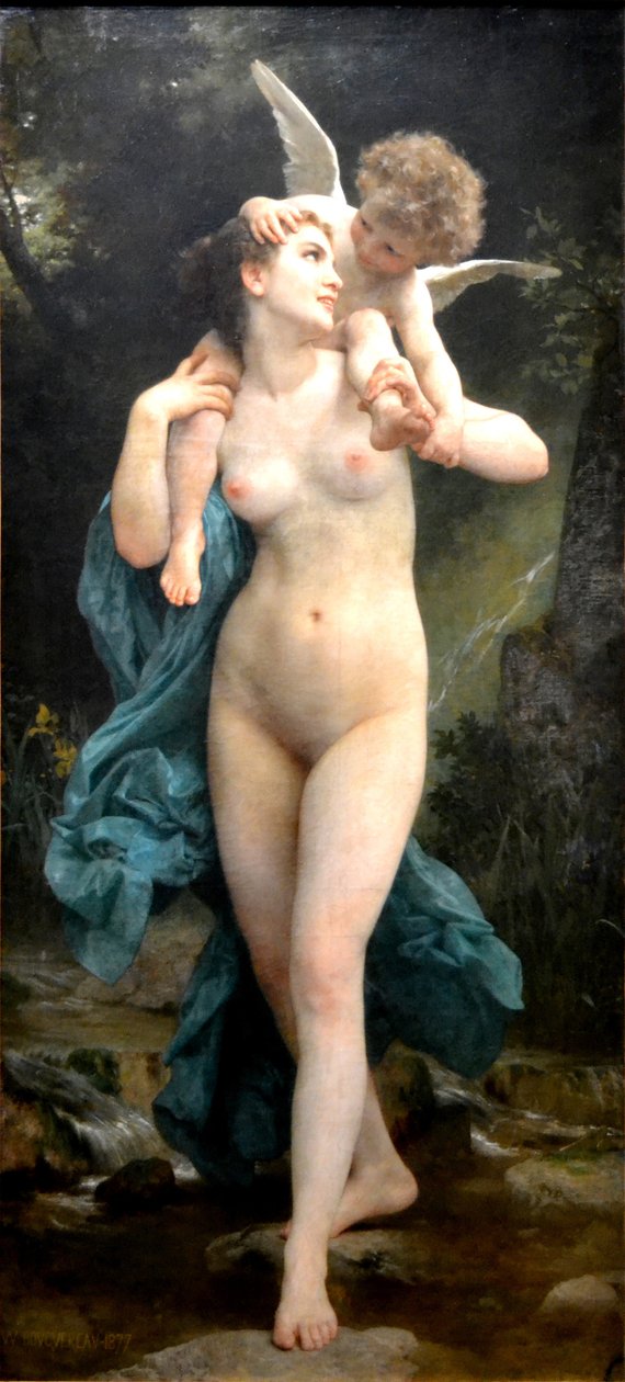 Jeugd en liefde door William Adolphe Bouguereau