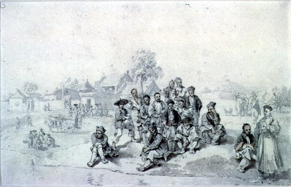 Een Scène in China door William Alexander