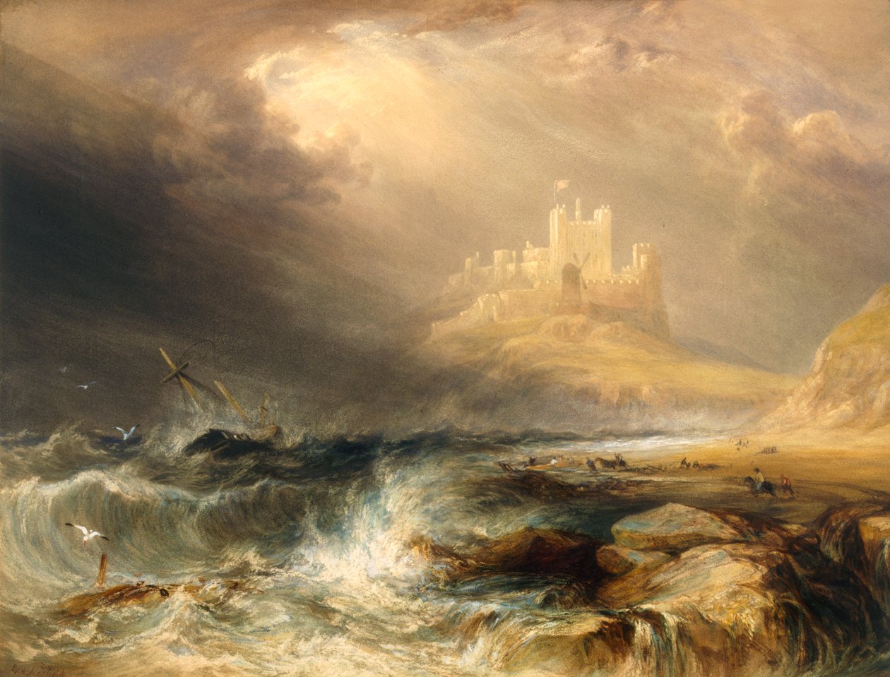 Bamborough Castle door William Andrews Nesfield