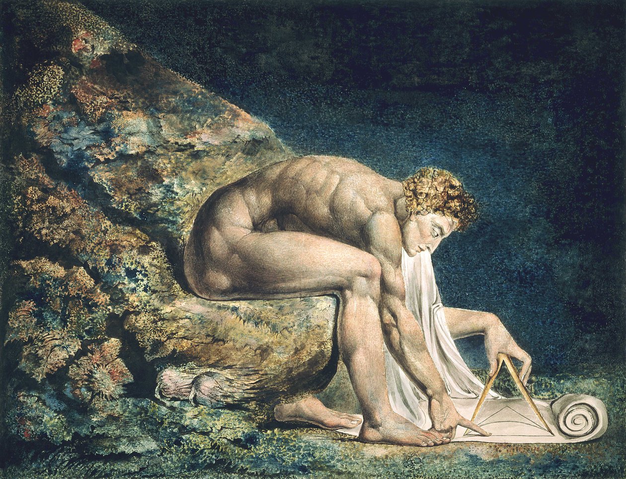 Newton door William Blake