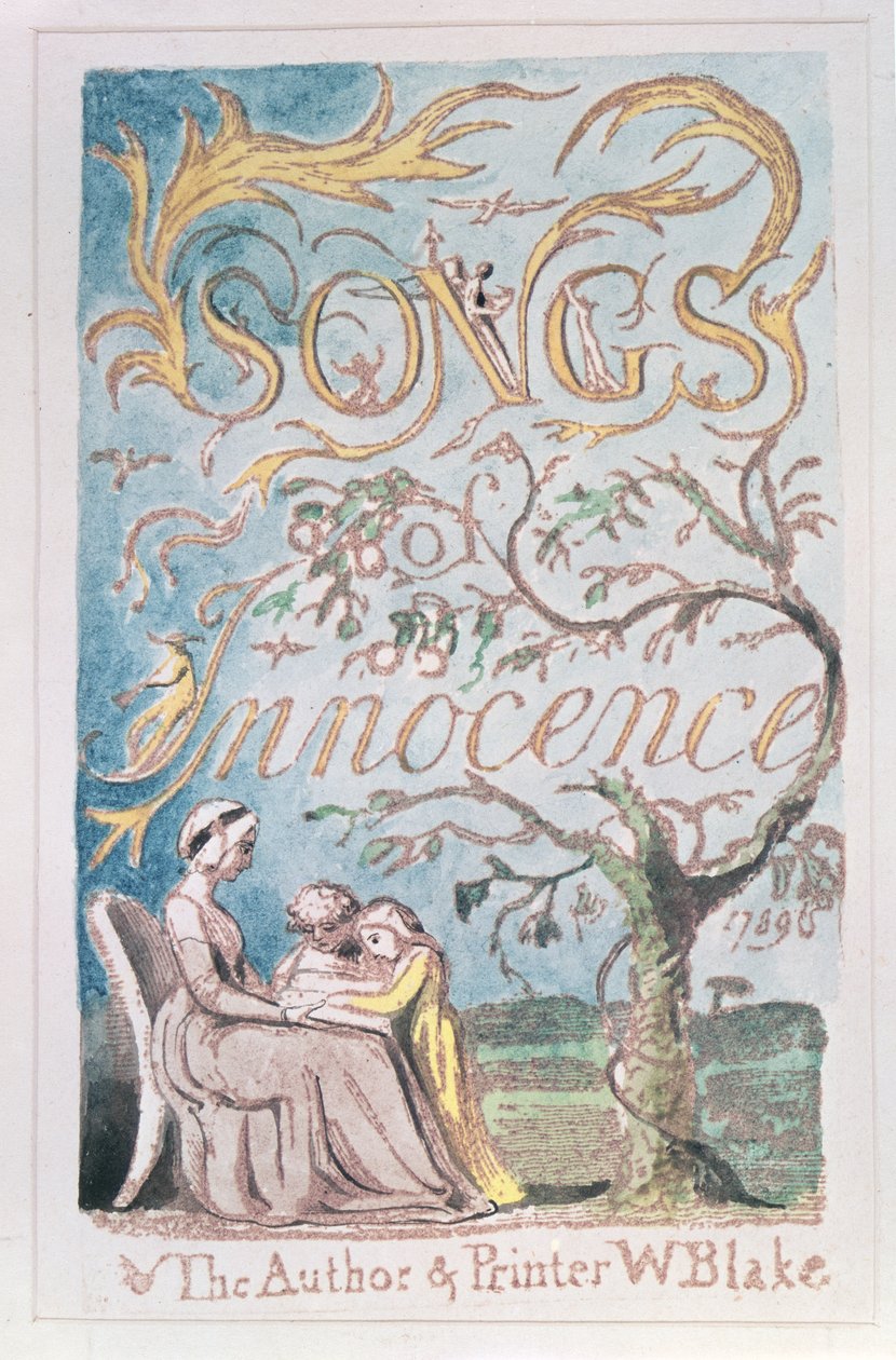 Songs of Innocence; Titelpagina door William Blake