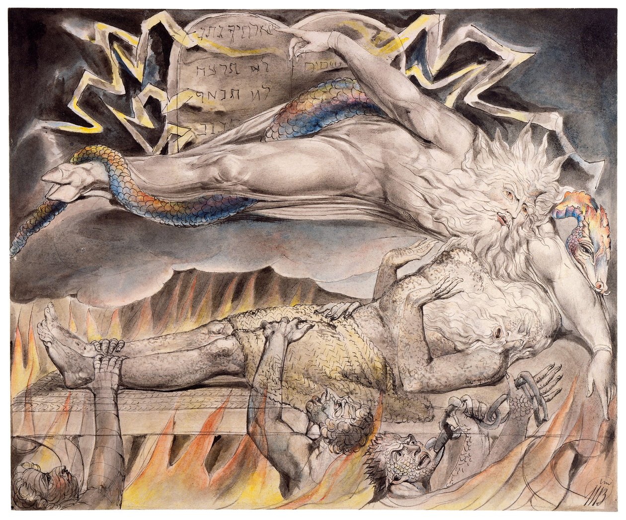 Illustratie van William Blake door William Blake