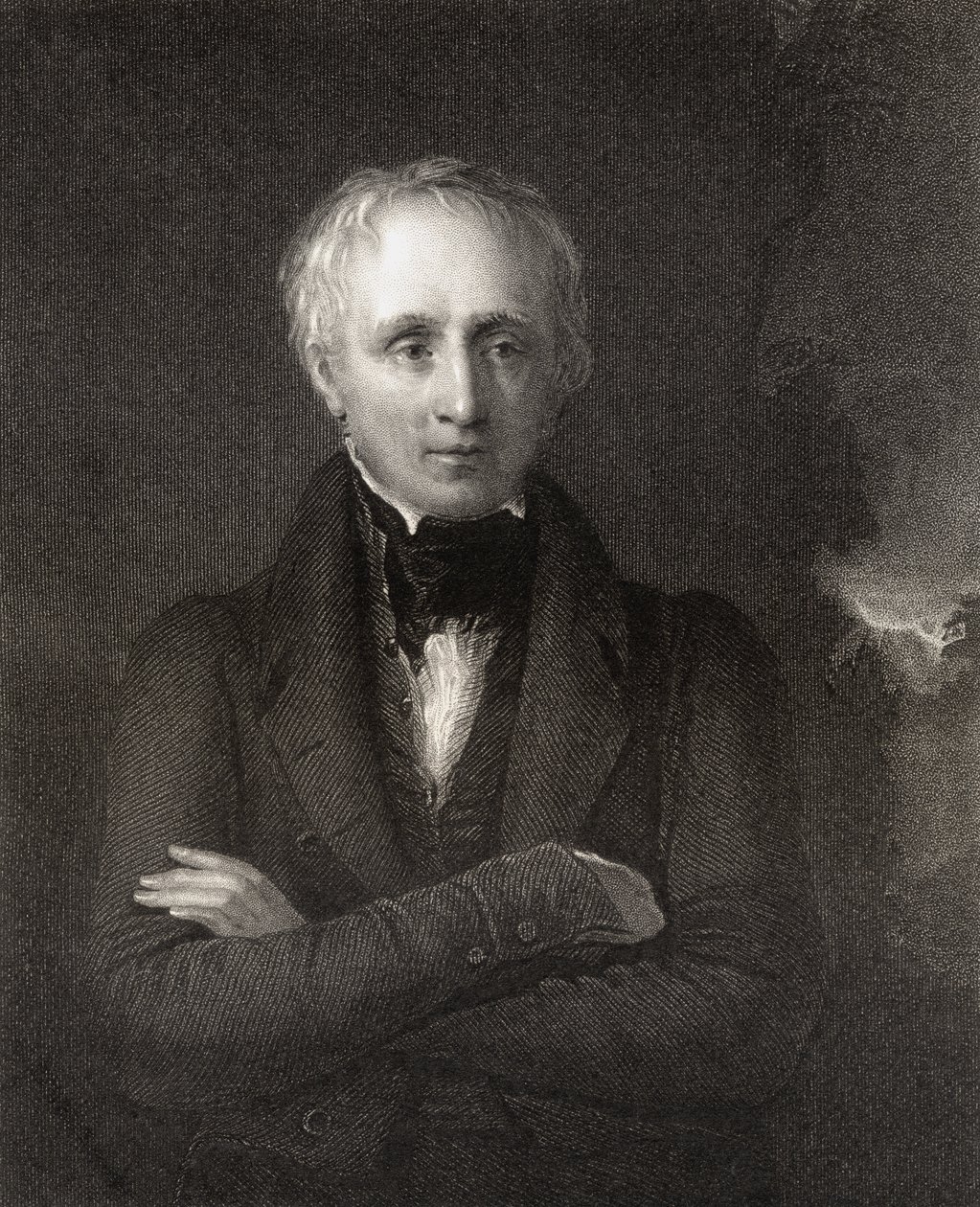 William Wordsworth, gegraveerd door John Cochran (fl.1821-65), uit 