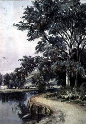 Landschap door Henry William Burgess