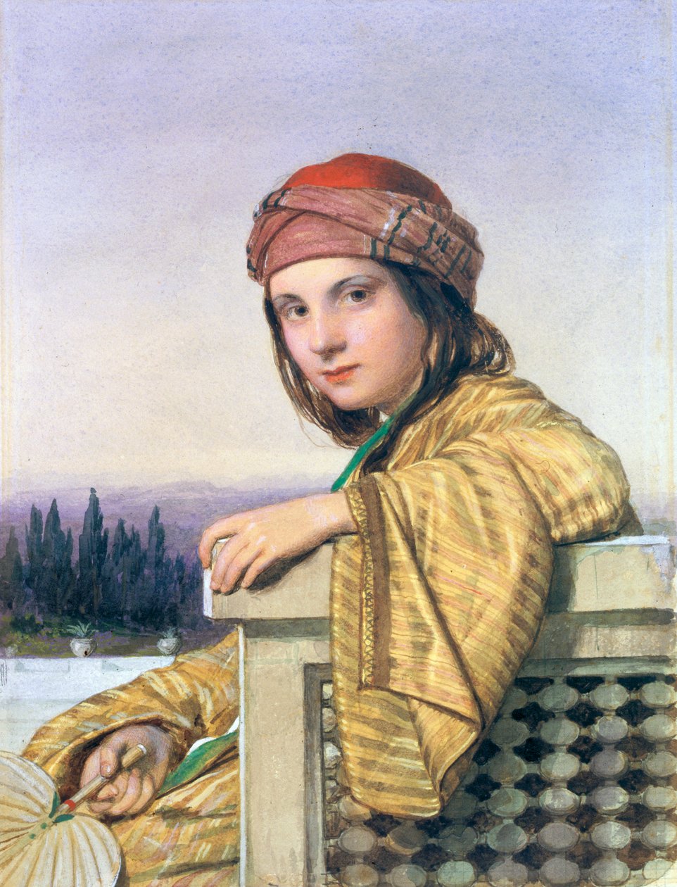 Portret van een Turks Meisje, 1864 door William Dobson