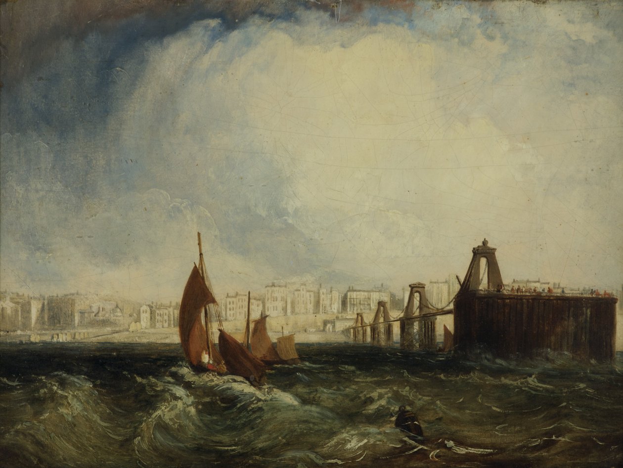 Brighton vanaf de Zee door Clarkson Frederick Stanfield