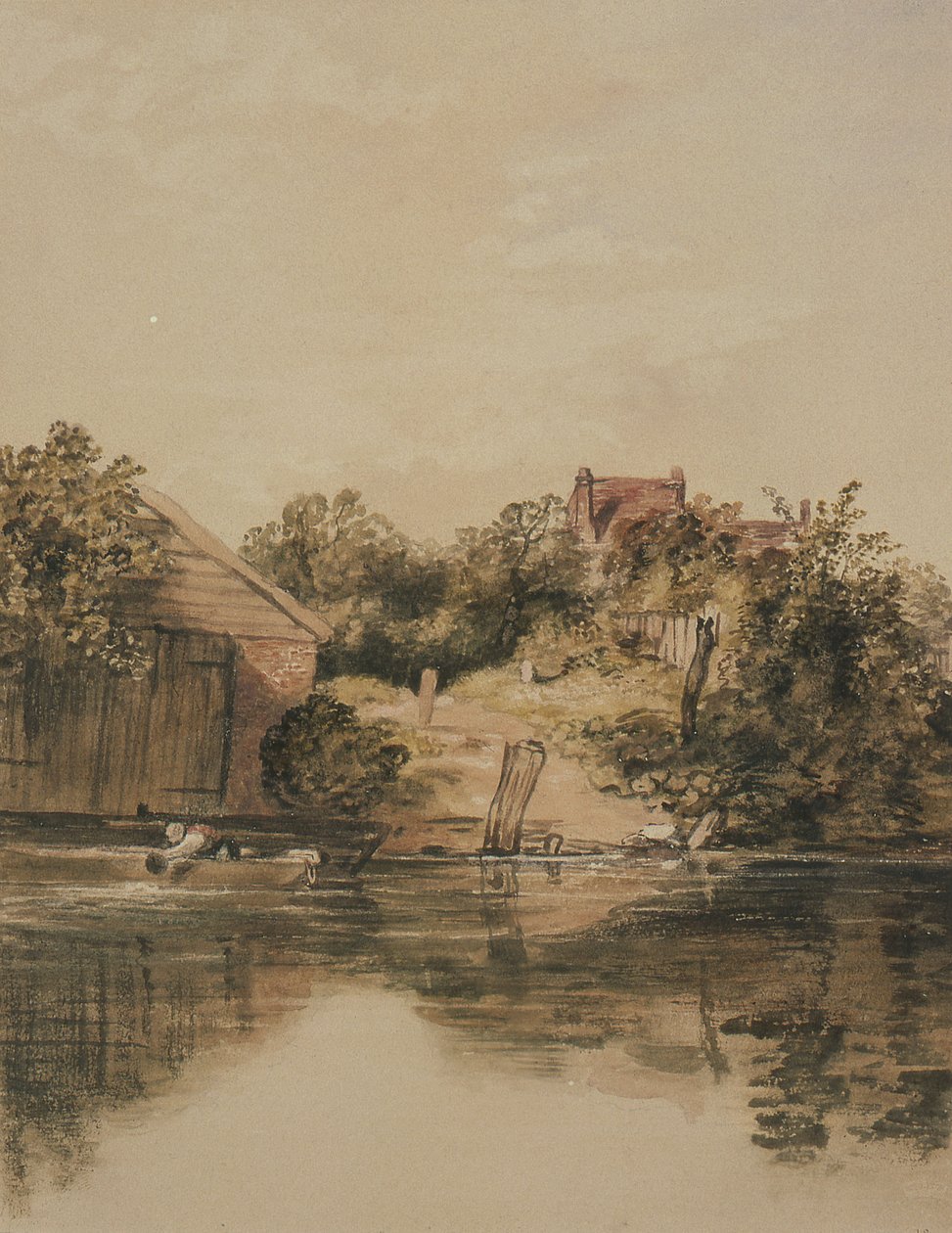 De Rivieroever door William Collins