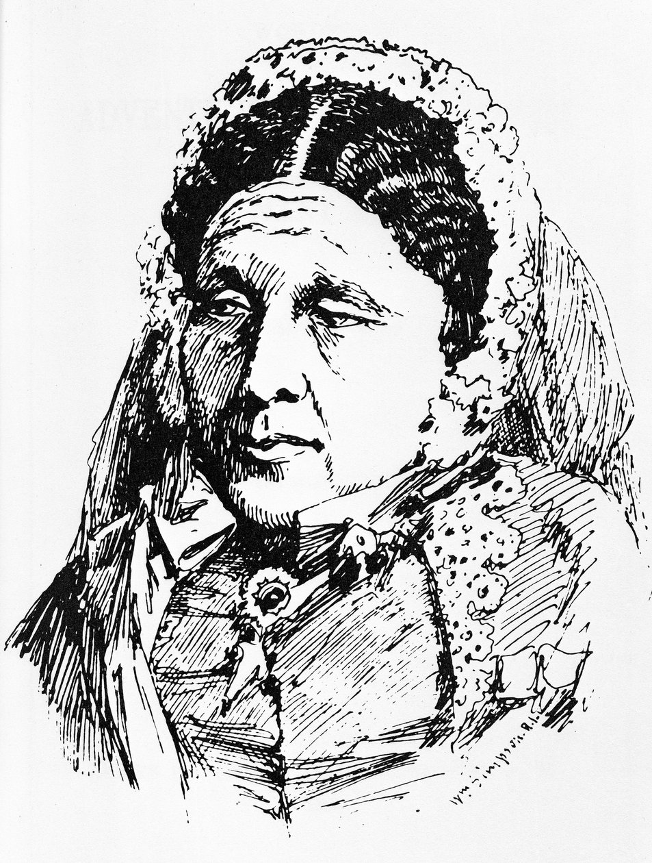 Portret van Mary Seacole (1805-81) door William Crimea Simpson