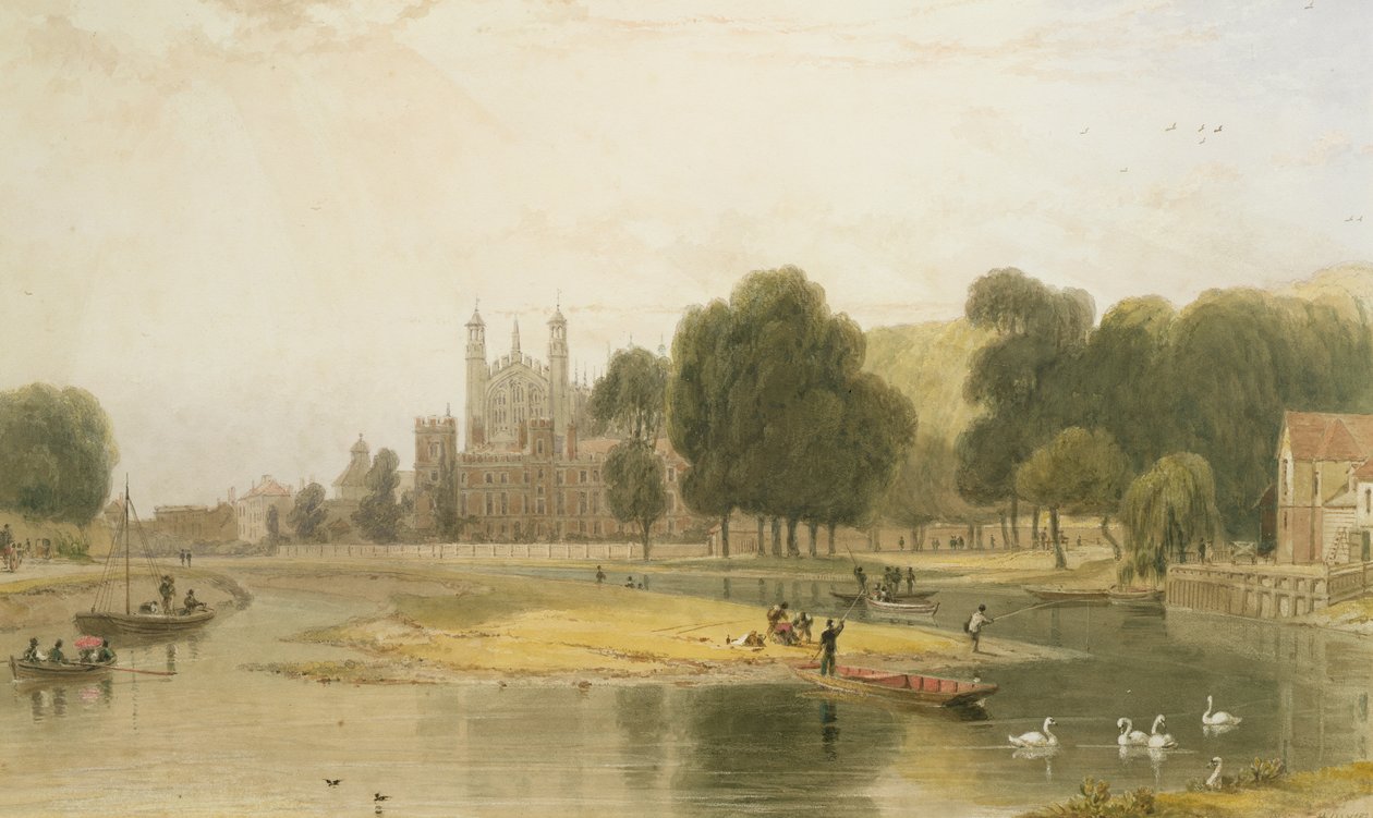 Eton College, 1827 door William Daniell
