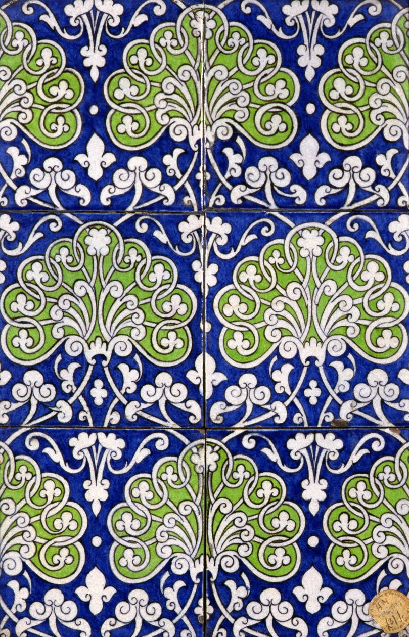 Tegels, ca.1872 door William de Morgan