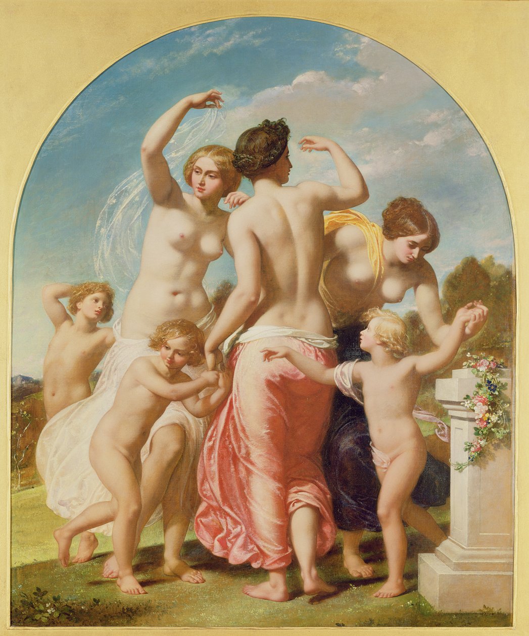 De drie Gratiën, 1856 door William Edward Frost