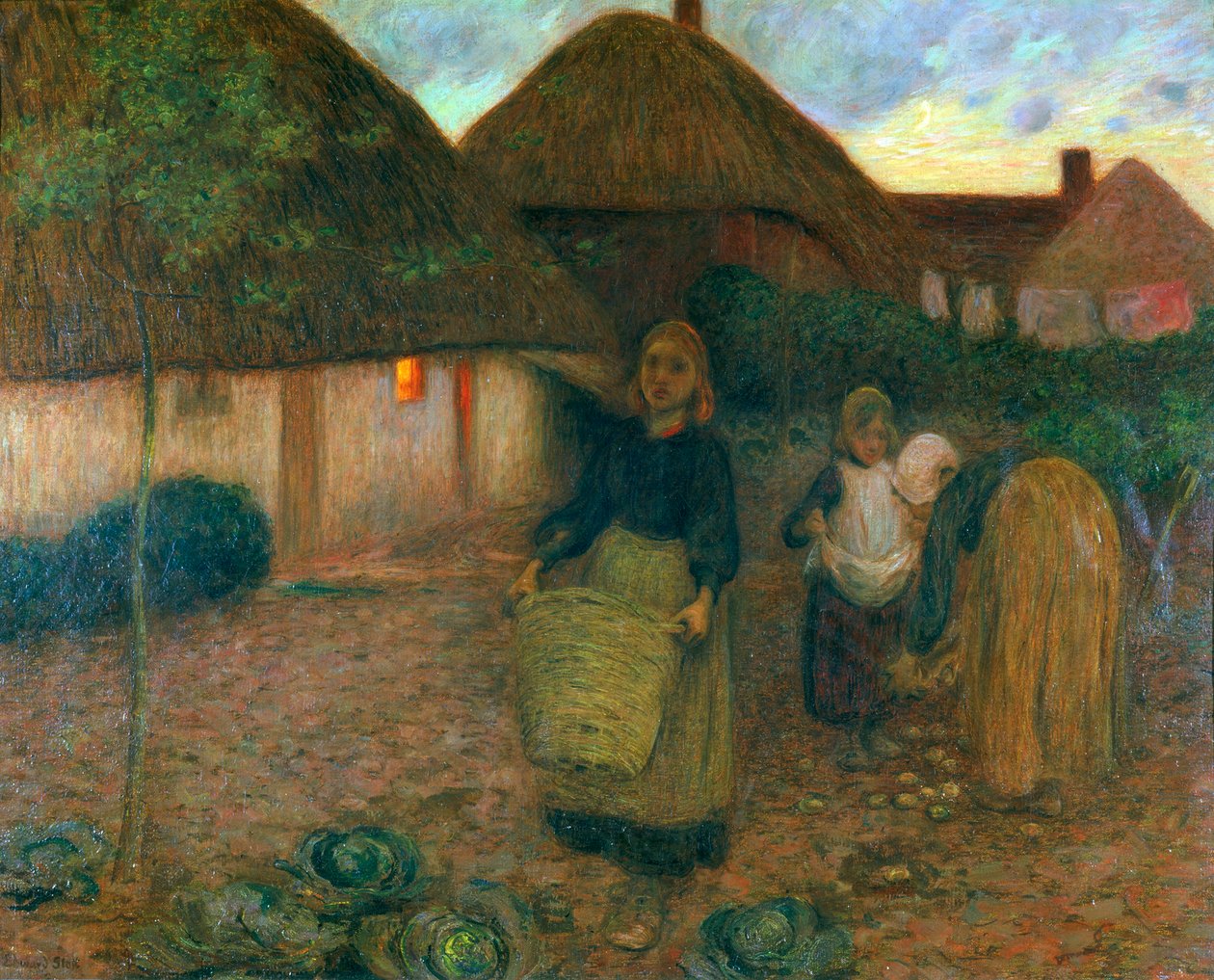 De akker van de weduwe, ca. 1900 door William Edward Stott