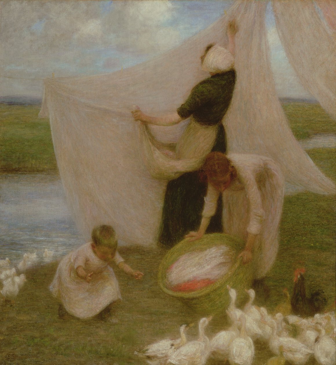 Wasdag door William Edward Stott