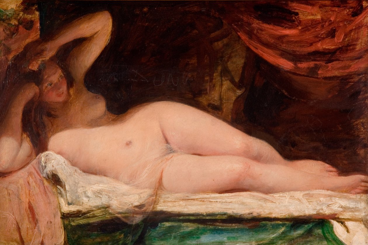 Liggend naakt door William Etty