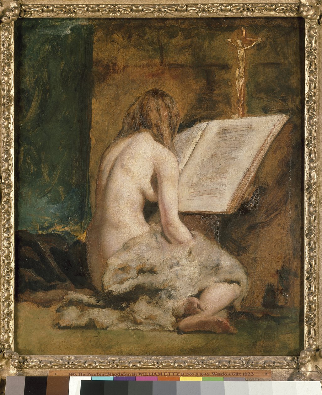 De berouwvolle Magdalena door William Etty