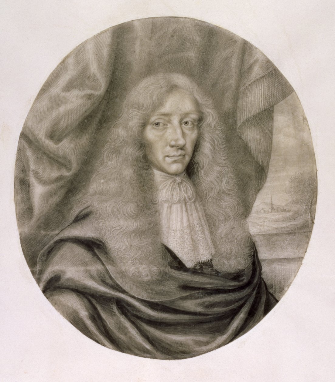 Portret van Robert Boyle, 17e eeuw door William Faithorne
