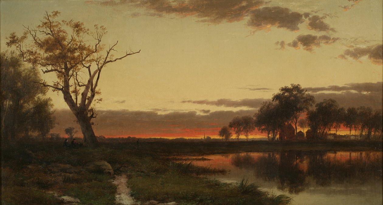 Schemering door William Hart
