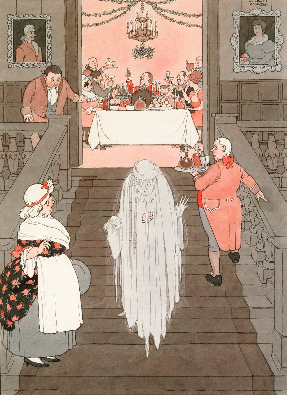 De geest en de gehaktpastei door William Heath Robinson
