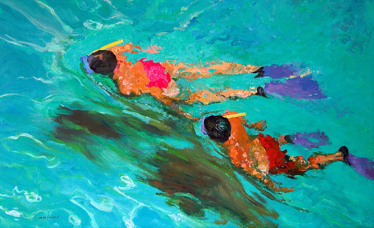 Snorkelaars door William Ireland