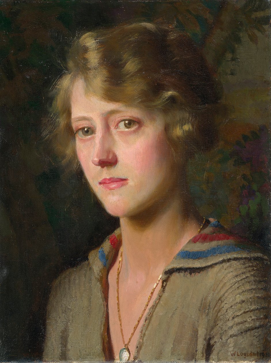 Mary, de Dochter van de Kunstenaar, 1920 door William Logsdail
