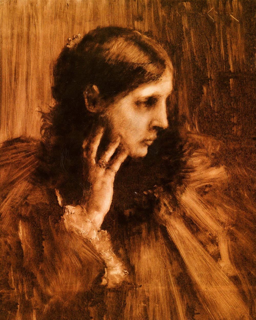 Reverie door William Merritt Chase