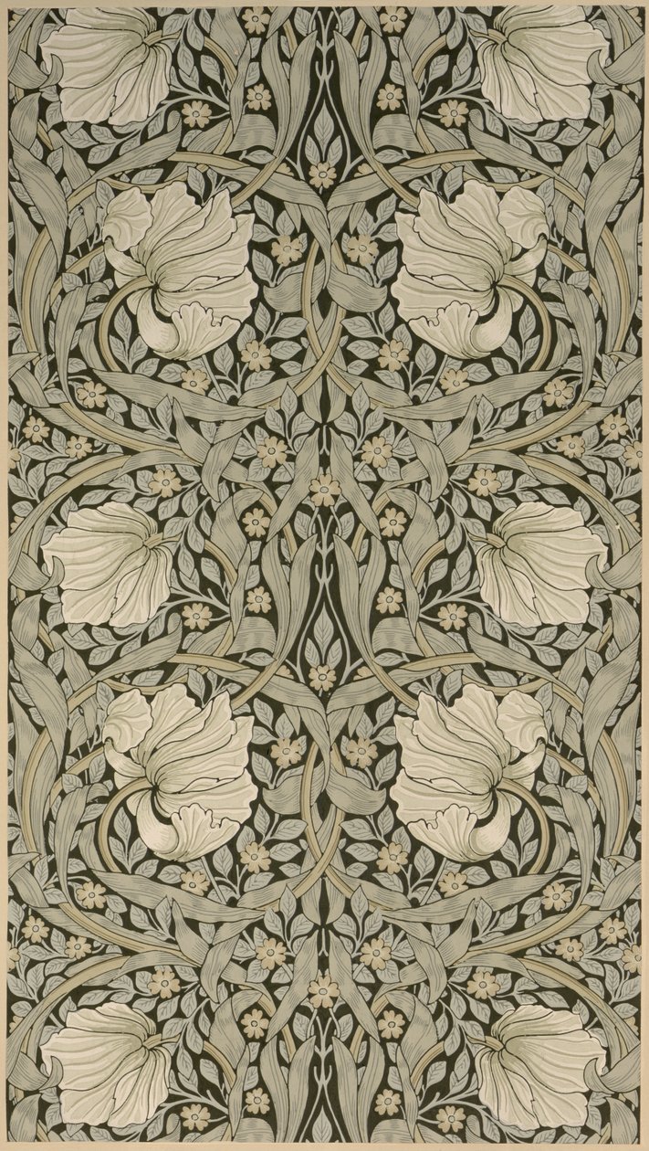 Pimpernel behangontwerp door William Morris