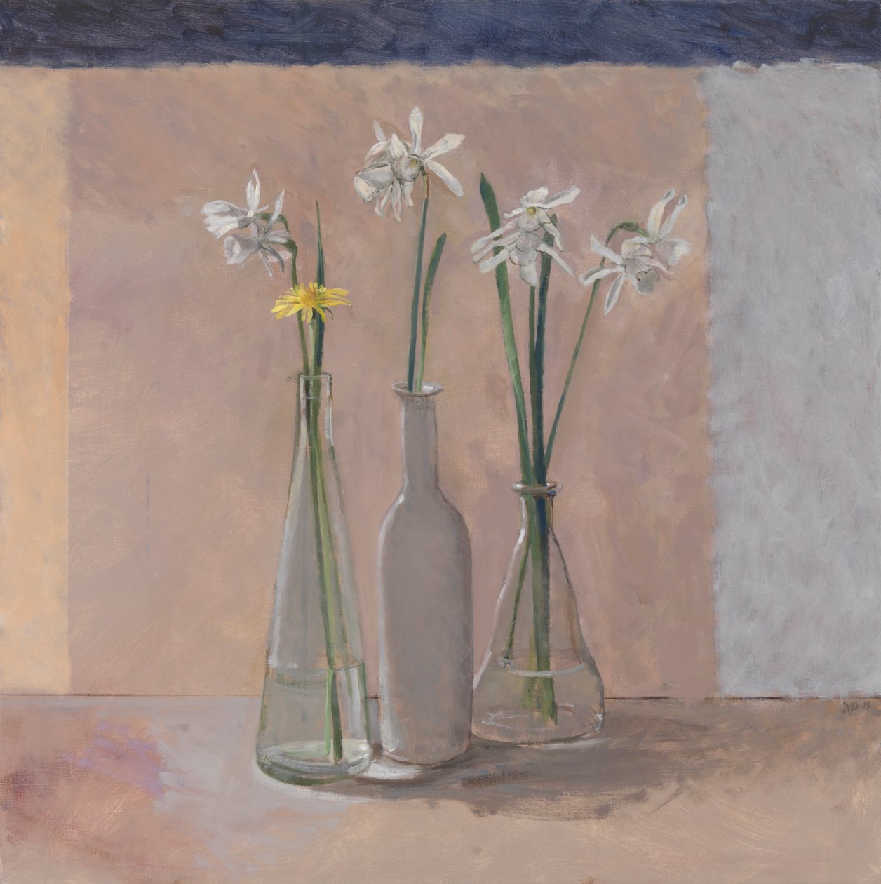 Witte Narcissen & Paardenbloem door William Packer