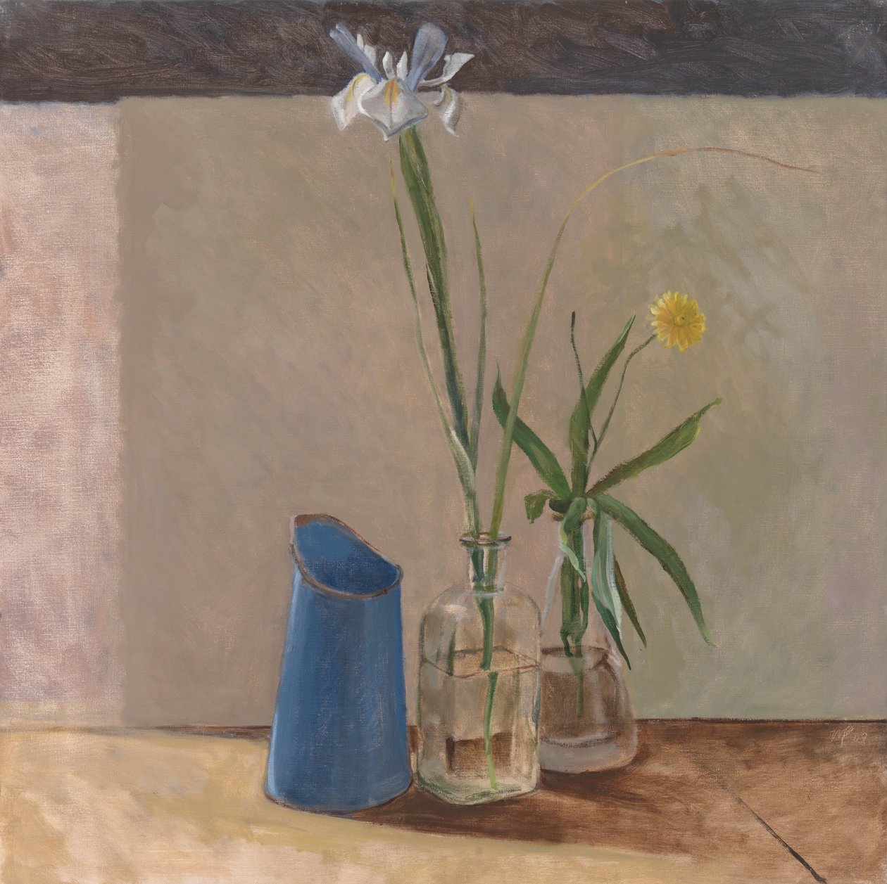 Wit Geel Blauw door William Packer