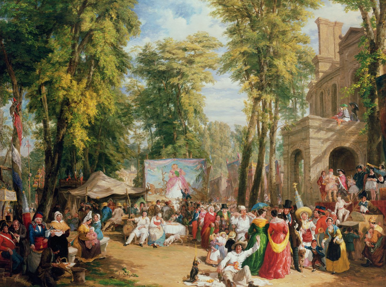 Bal van de stad Parijs door William Parrott