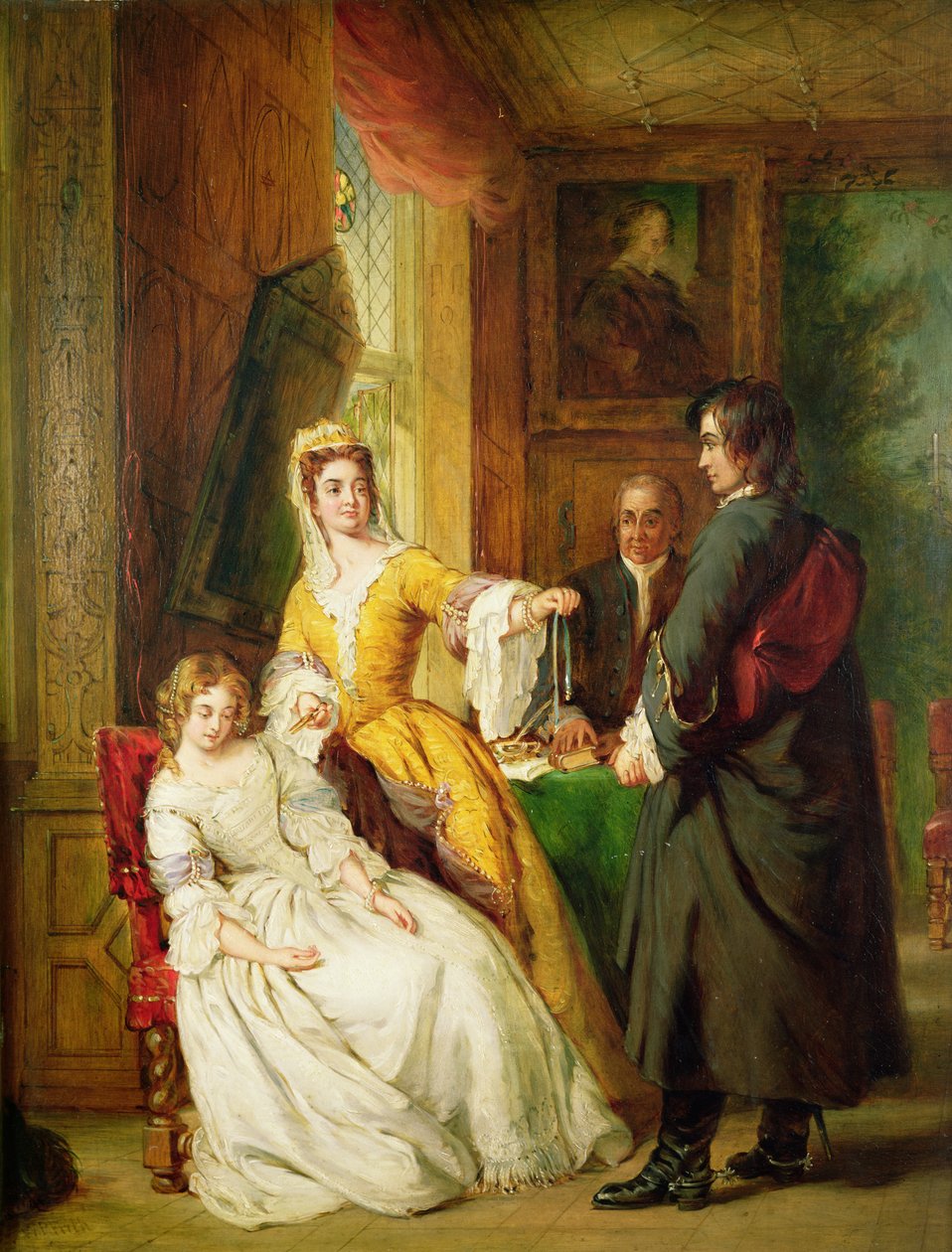 Liefdesbewijs door William Powell Frith