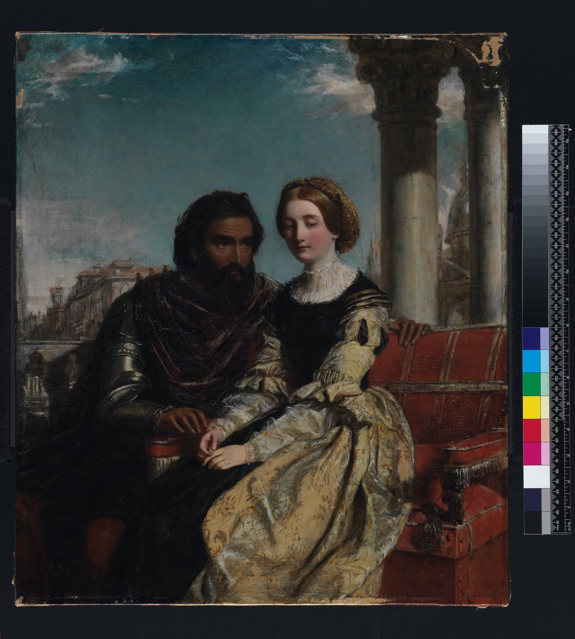 Othello en Desdemona door William Powell Frith