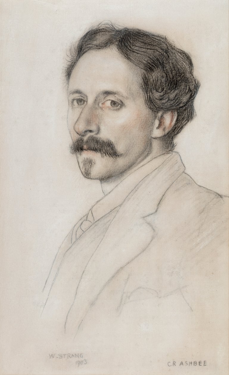 Portret van Charles Robert Ashbee door William Strang