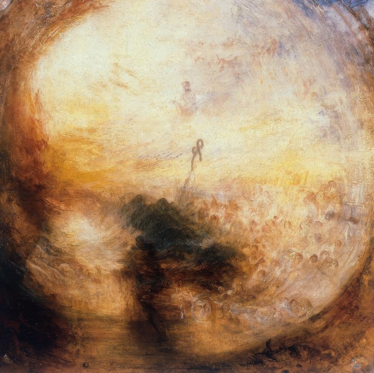 Licht en kleur (Goethes kleurenleer) – Ochtend na de zondevloed door Joseph Mallord William Turner