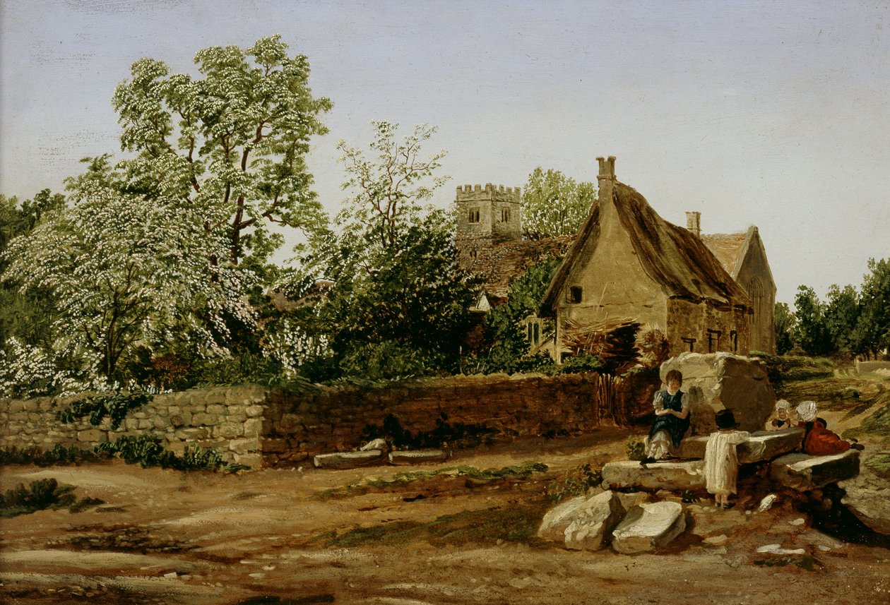 Uitzicht op Marston, nabij Oxford door Joseph Mallord William Turner