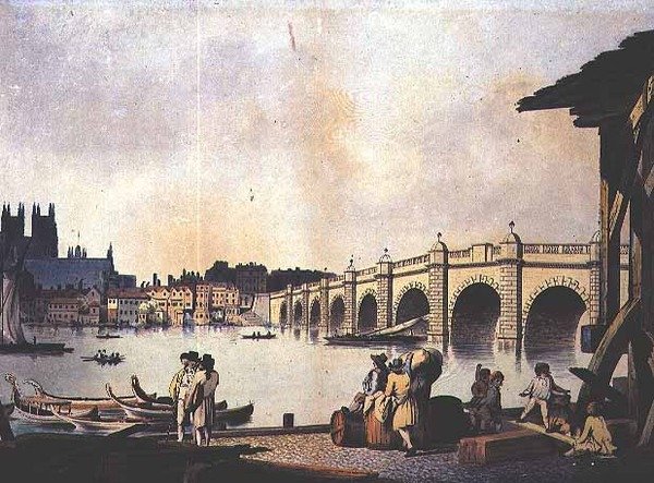 Westminster Brug door William (attr. to) Marlow