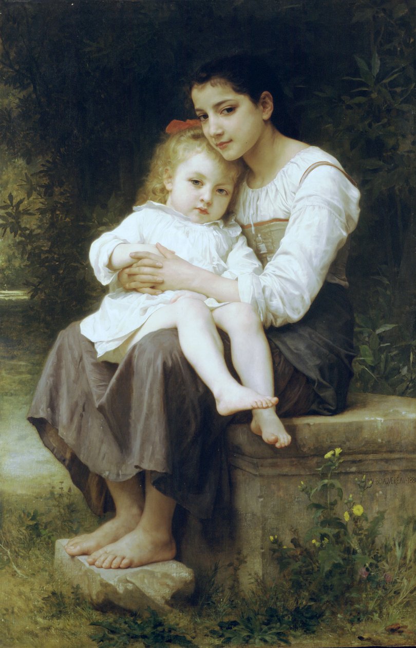Grote zus door William Adolphe Bouguereau