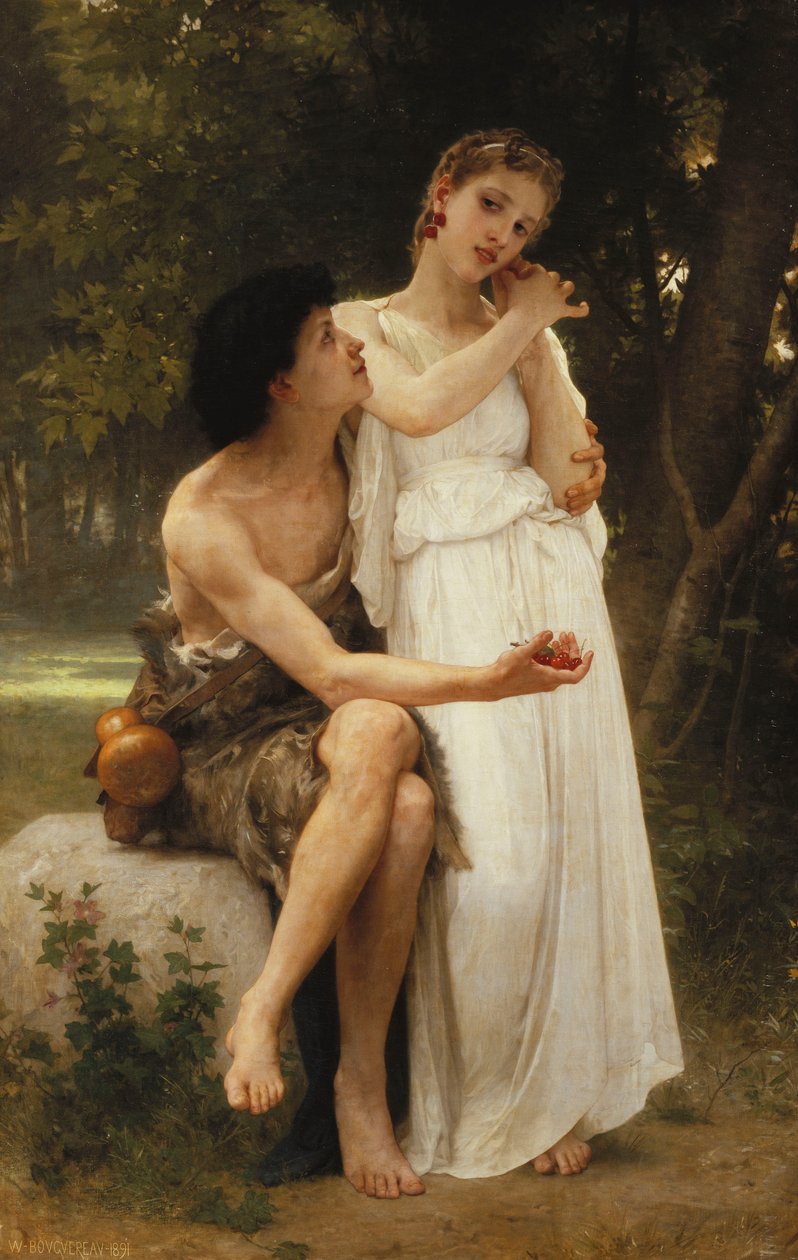 Eerste sieraden door William Adolphe Bouguereau