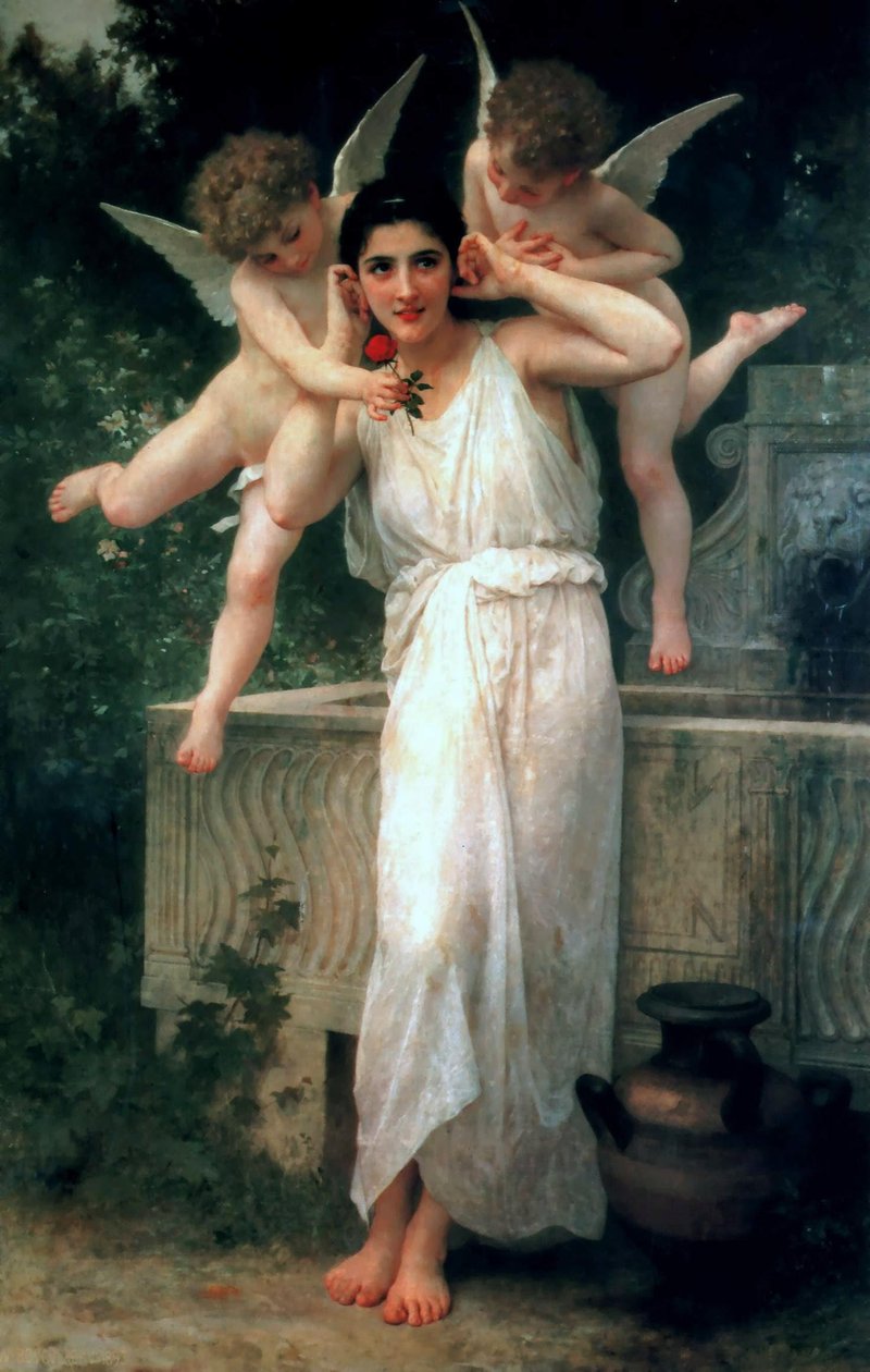 Het ontwaken van het hart door William Adolphe Bouguereau