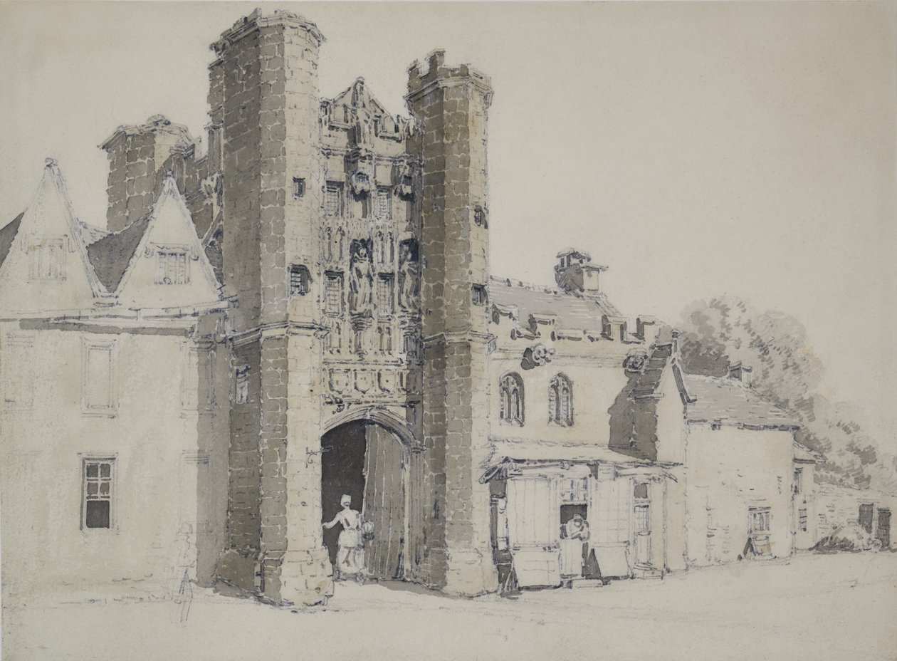 Bisschoppelijk Paleis, Wells Kathedraal door William Alexander