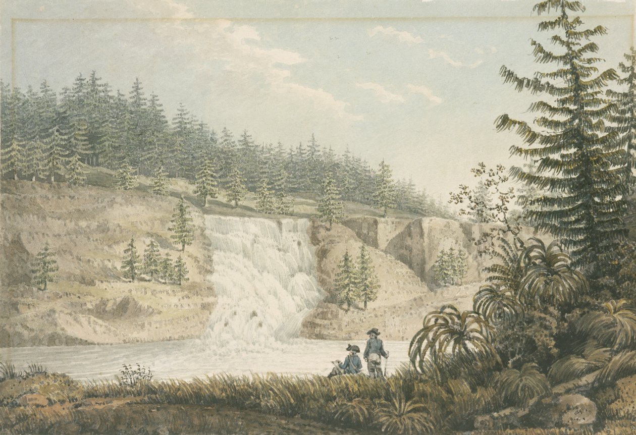 Waterval, Desolation Sound door William Alexander